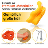 SWANEW 10 Stück Klettergriffe Boulderwand Klettersteine Robuste Bouldersteine Farbigen
