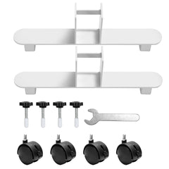 SWANEW Standfüße für Infrarotheizungen 2X,Stabiler Metall Standfuss Infrarotheizung für Heizplatten,Passend für Verschiedene Marken und Modelle mit Rahmen Elektroheizung