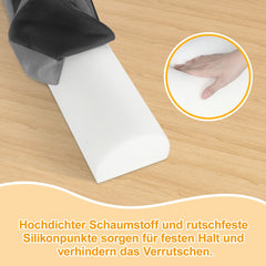 SWANEW Faltbarer Bettgitter, Bettschutzgitter für Kinder, Rausfallschutz