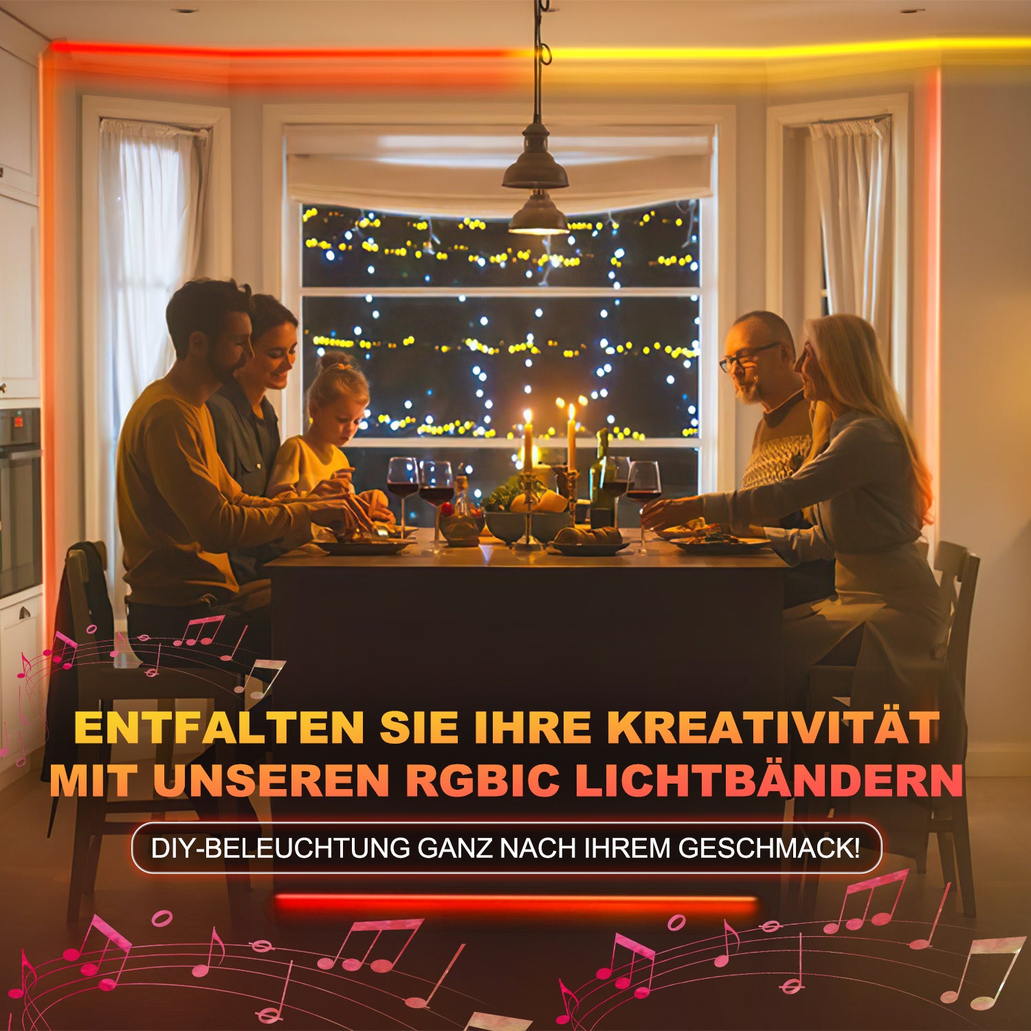 2-10M Neon LED Strip RGBIC