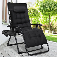 SWANEW Sonnenliege, Liegestuhl, klappbar Gartenstuhl, Relaxsessel Liege