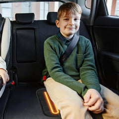 SWANEW Auto Sitzheizung, Auto Rücksitzheizung Matten mit Schalter 12V PKW KFZ getrennt carbonheizmatte Heizstufen