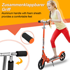 Kinderscooter Aluminium mit 205 mm Rädern & 3-fach höhenverstellbar