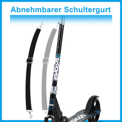 Kinderscooter Aluminium mit 205 mm Rädern & 3-fach höhenverstellbar