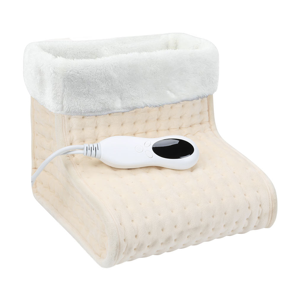 SWANEW Fußwärmer, Waschbarem, mit 10 Temperaturstufen, 45/90/120 Minuten Timer, Elektrische Fußheizung geeignet bis Schuhgröße 46