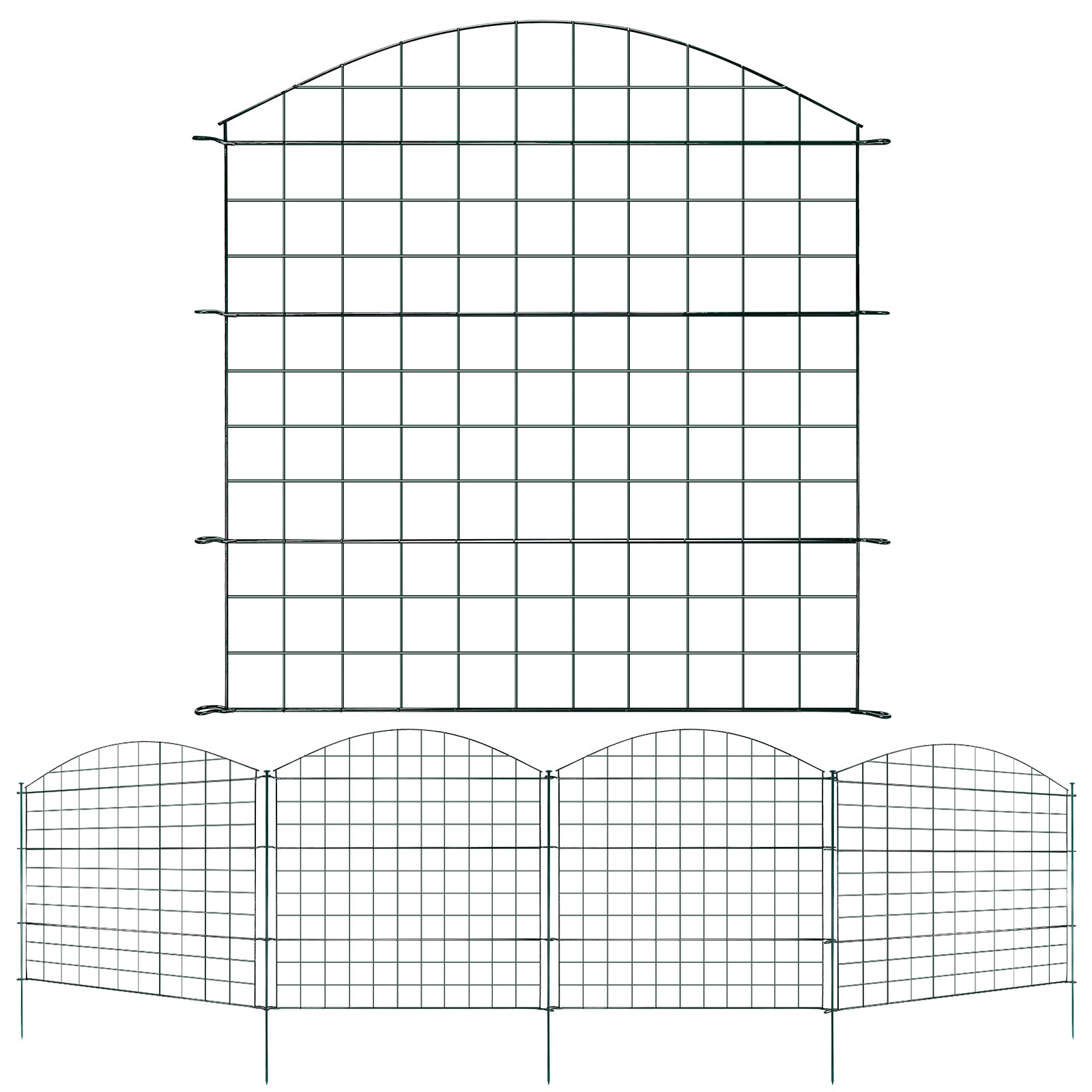 Teichzaun Gartenzaun Steckzaun
