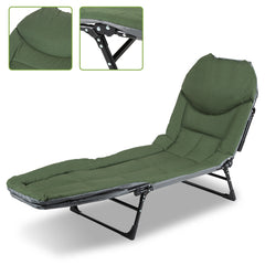 SWANEW Karpfenliege, Angelliege Bed Chair mit Aufbewahrungstasche, Faltbar