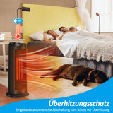 SWANEW Heizlüfter leise Weiß Heizung Konvektor 2000W Schnellheizer Angebot Heizgerät