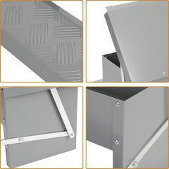 SWANEW Futterautomat hühner, Huhn Gänse Futterspender, 5 kg, mit Handschuhen und Löffel