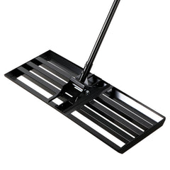 SWANEW Rasen rakel, Rasenschieber, Flächenebner, Wiese Rechen, 75cmx25cm