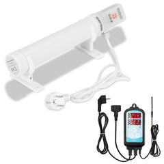 SWANEW Gewächshausheizung mit thermostat, Gewächshaus Heizung, Elektrische Heizung für Gewächshäuser, Frostwächter