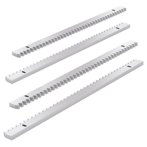 SWANEW Zahnstange verzinktem Stahl für Schiebetorantrieb, Schiebetor Toröffner, 2M Zahnschiene 4 Stück (jede 50 cm lang)