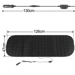 SWANEW Auto Sitzheizung/Auto Rücksitzheizung Matten 12V getrennt PKW KFZ Universal