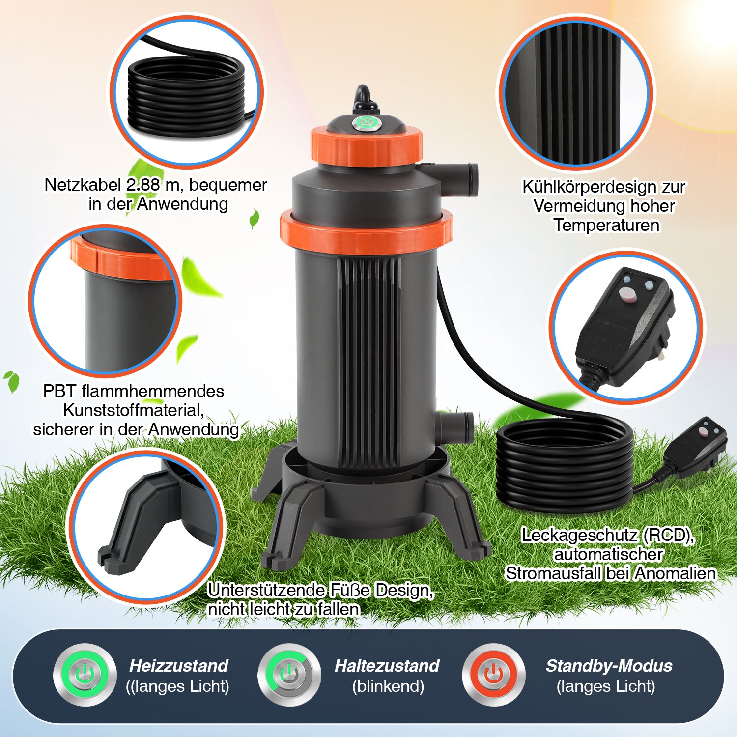 Poolheizung Elektrisch