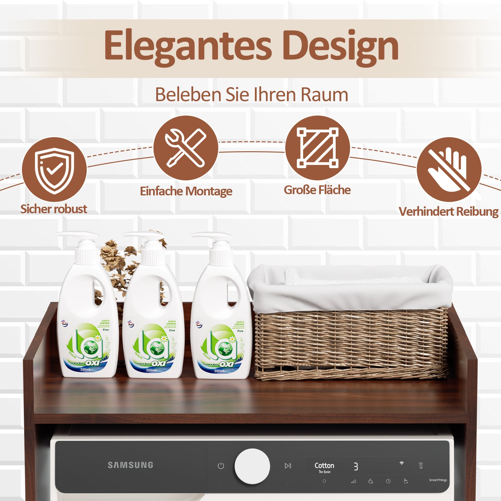 Waschmaschinenschrank für Waschmaschine Wäschetrockner