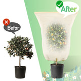 SWANEW Winterschutz für Pflanzen 100g/㎡, mit Reißverschluss & Kordelzug, Frostschutz für Kübelpflanzen Überwinterung und Obstbaum