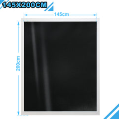 SWANEW Fenster Verdunkelung, Fenster Abdunkeln, Dachfenster Verdunkelung, ohne Bohren, 100-300cm