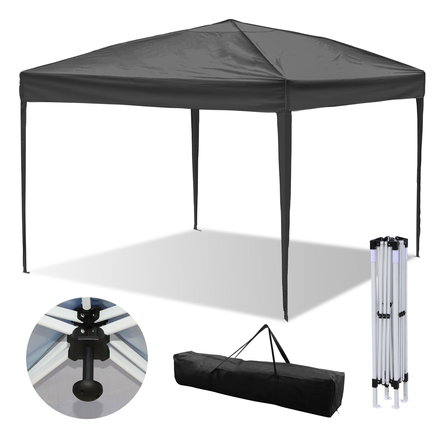 Faltpavillon 3×3 m mit Zentralverriegelung