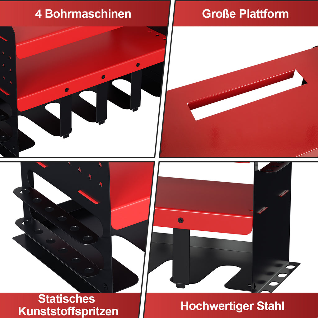 SWANEW Werkzeug Wandhalterung für Elektrowerkzeug, Werkzeughalter, Werkzeugregal