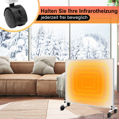 SWANEW Standfüße für Infrarotheizungen 2X,Stabiler Metall Standfuss Infrarotheizung für Heizplatten,Passend für Verschiedene Marken und Modelle mit Rahmen Elektroheizung