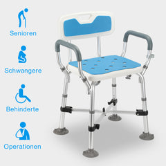 Duschhocker mit Doppelt Verstärkter Querbalken