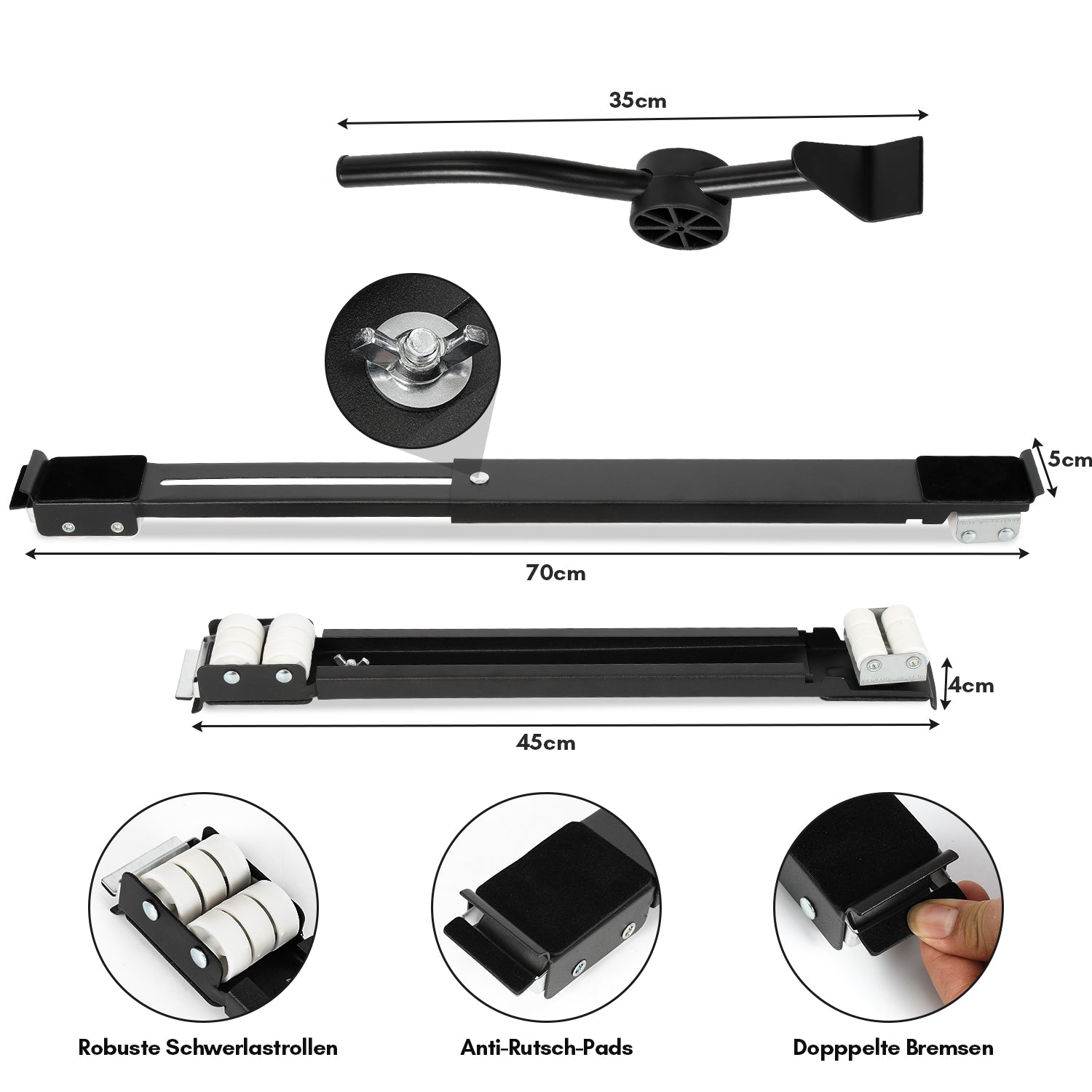 2er Set Ausziehbares Waschmaschinen Untergestell