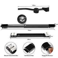 2er Set Ausziehbares Waschmaschinen Untergestell