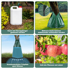 SWANEW Bewässerungssack 75L Bäume Wassersack Baumsack Gießsack Bewässerungseutel