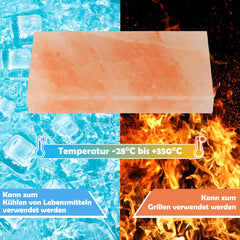 Salzstein zum Grillen 20x10x2,5cm