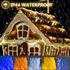 SWANEW Lichterschlauch Außen Lichtschlauch 8 Modi LED Schlauch mit Memory-Funktion, Timer, Strombetrieben Lichterkette Wasserdicht