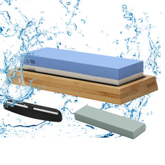 SWANEW Schleifstein Abziehstein Wetzstein Doppelseitig Messerschärfer 1000/6000