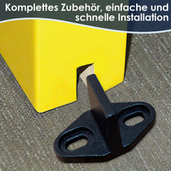 SWANEW Schiebetürbeschlag Komplettset - Schiebetürsystem für Holztüren und Falttüren Laufschiene-Schiene