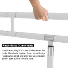 SWANEW WandstĂźtzgriff Toilette, Klappgriff Haltegriff Dusche, Rutschfeste WC Aufstehhilfe Sicherheitsgriff