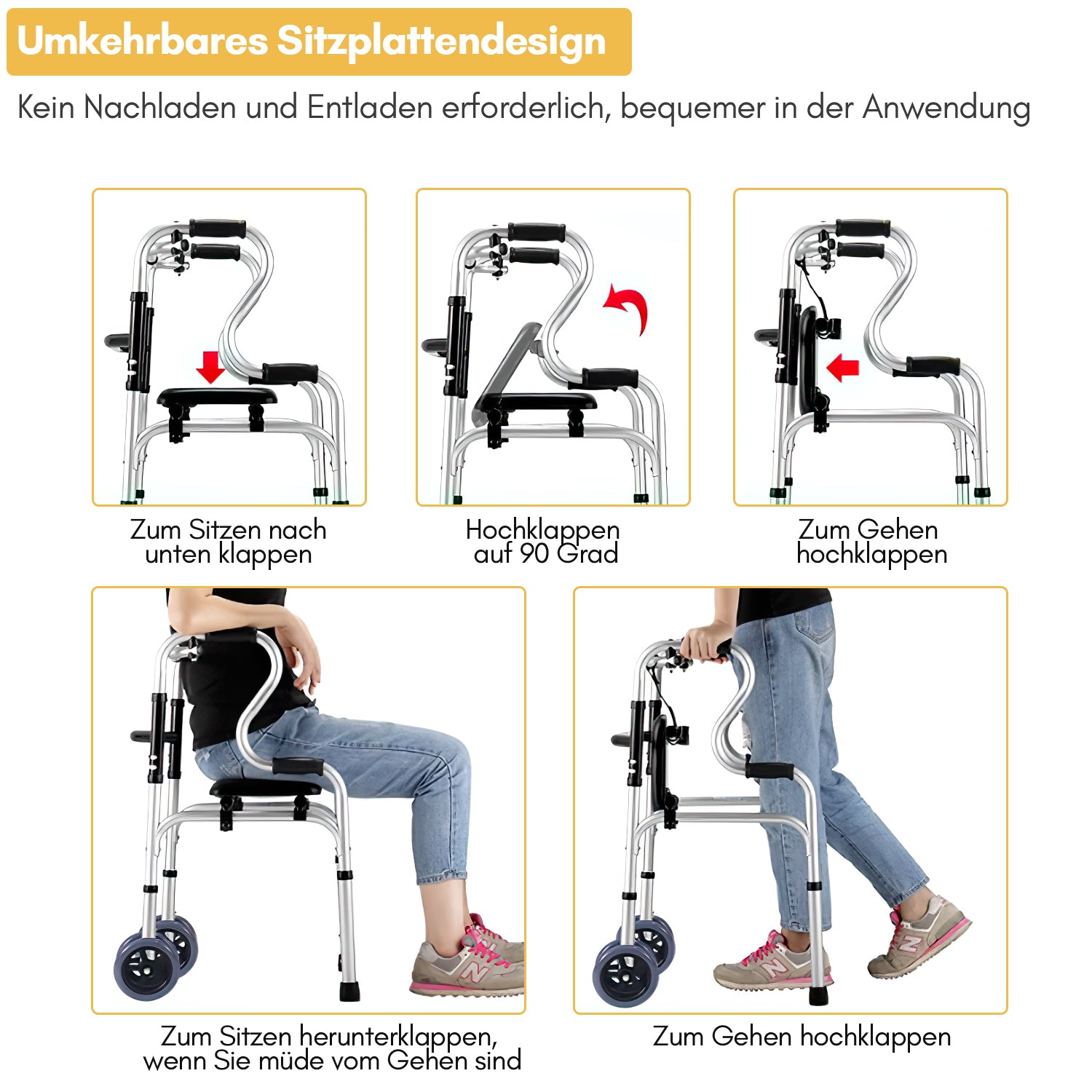 Gehhilfe für Senioren