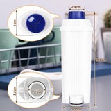 SWANEW Wasserfilter für DeLonghi DLS C002, Zubehör für Kompatibel mit DeLonghi-Modellen, ESAM, ECAM, BCO EC Kaffeevollautomaten