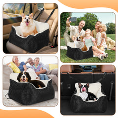 SWANEW Hundesitz auto, fĂŒr Kleine Mittlere Hunde, Wasserdicht Hundeautositz