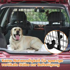 SWANEW Hundegitter Auto, Kofferraumgitter, Ausziehbar verstellbar