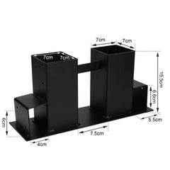 SWANEW Holzstapelhilfe, stabile Holz Stapelhilfe, Brennholz Stapelhilfe, Holzstapelhalter, Kaminholz, Gestell Holz