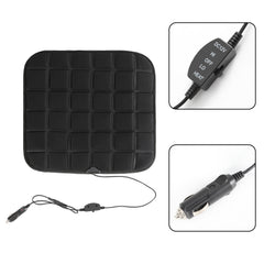 SWANEW Auto Sitzheizung, Auto Rücksitzheizung Matten mit Schalter 12V PKW KFZ getrennt carbonheizmatte Heizstufen