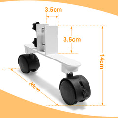 SWANEW Standfüße für Infrarotheizungen 2X,Stabiler Metall Standfuss Infrarotheizung für Heizplatten,Passend für Verschiedene Marken und Modelle mit Rahmen Elektroheizung