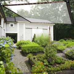 SWANEW Abdeckplane Wasserdicht, Transparente Plane mit ösen und Seil, Gartenplane, für Terrasse Gewächshaus