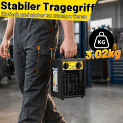 SWANEW Heizlüfter 2000W, 3000W, Bauheizer mit Metallgehäuse