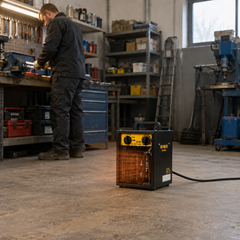 SWANEW Heizlüfter 2000W, 3000W, Bauheizer mit Metallgehäuse