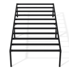 SWANEW Bettgestell Metallbett 90 x 200 cm, Geräuschfrei