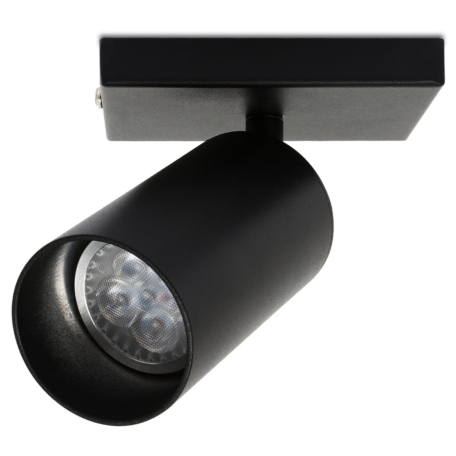 SWANEW Deckenstrahler GU10 4W, Drehbar 350° Deckenleuchte Strahler, Warmweiß 1/2/3-flammig Deckenspot, Wandstrahler, Deckenlampe