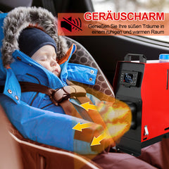 SWANEW Standheizung Diesel 8KW 12V/24V DC, Diesel Lufterhitzer, Dieselheizung, Air Diesel Heizung für LKW Auto Camping Wohnmobil Boote