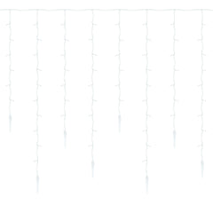 SWANEW Eiszapfen Lichterkette, mit Fernbedienung, Außen, 8 Modi & Timer, Weihnachtsdeko