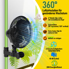 SWANEW Growzelt Komplettset, Growbox mit LED Grow Lampe, Gewächshaus, Pflanzenzelt inkl. Belüftungssystem