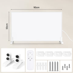 SWANEW Infrarotheizung 300W/500W/960W Wand- & Standmontage, Thermostat 5–50°C