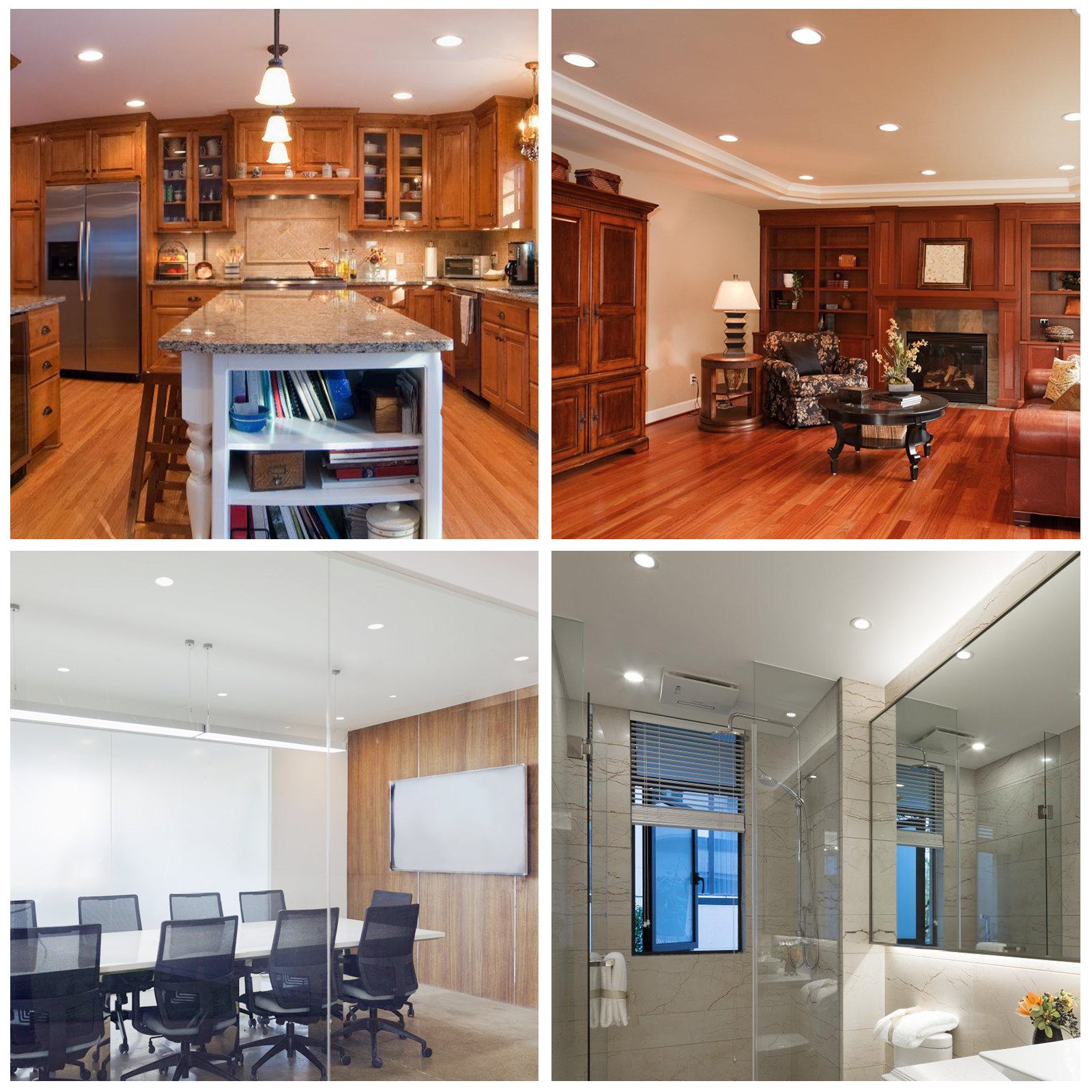 SWANEW 20x LED Einbaustrahler 3200K/6000K, LED strahler, 220V 5W Deckenstrahler, Deckenspot